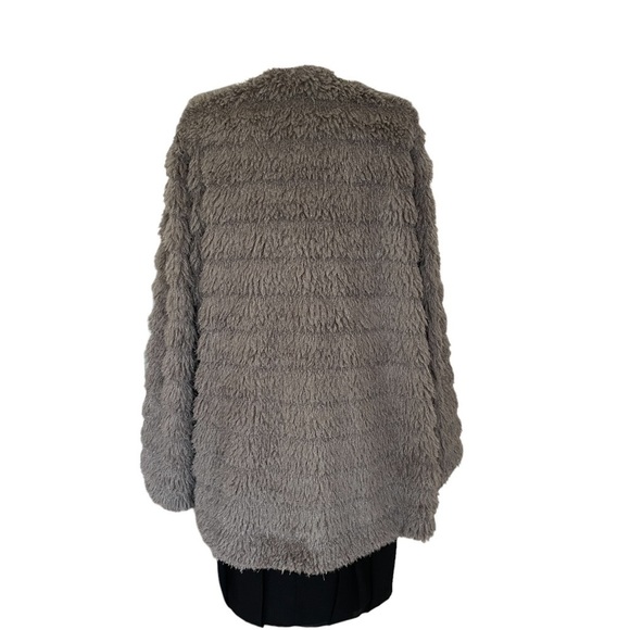 tularosa Ricci Faux Fur Jacket Gray Medium - Picture 10 of 14